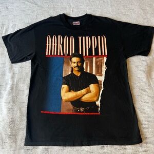 Vintage Aaron Tippin Flawless Country Music T-Shirt - Size Large